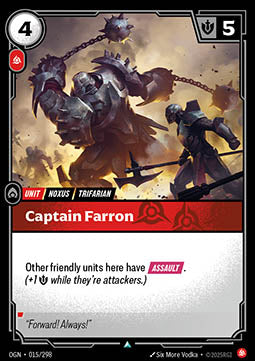 Captain Farron - Origins (Uncommon) [OGN-015]