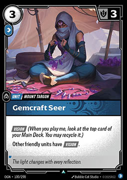 Gemcraft Seer - Origins (Uncommon) [OGN-100]