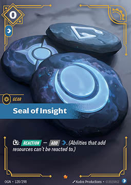 Seal of Insight - Origins (Epic) [OGN-120]