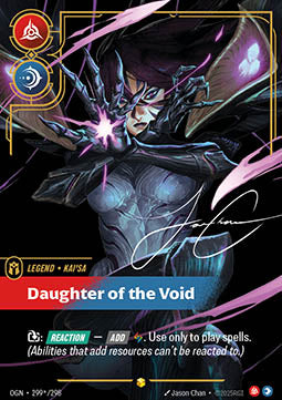 Kai'Sa, Daughter of the Void (V.3 - Signed Showcase) - Origins (Signed Showcase) [OGN-299*]