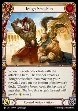 Tough Smashup (Yellow) (Rainbow Foil) - Super Slam (Common) [SUP-047]