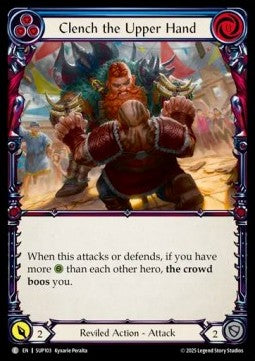 Clench the Upper Hand (Blue) (Regular) - Super Slam (Common) [SUP-103]
