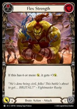 Flex Strength (Red) (Regular) - Super Slam (Common) [SUP-149]