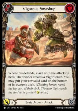 Vigorous Smashup (Yellow) (Regular) - Super Slam (Common) [SUP-165]