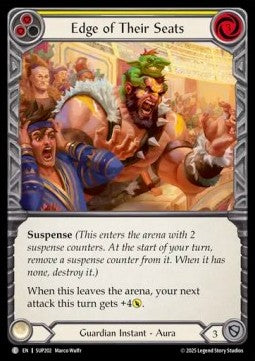 Edge of Their Seats (Yellow) (Regular) - Super Slam (Common) [SUP-202]