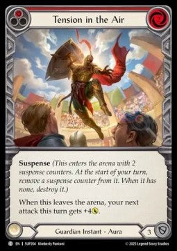 Tension in the Air (Red) (Regular) - Super Slam (Common) [SUP-204]