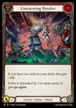 Unwavering Resolve (Regular) - Super Slam (Super Rare) [SUP-218]