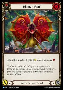 Bluster Buff (Rainbow Foil) - Super Slam (Rare) [SUP-221]