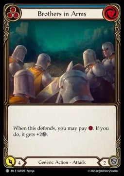 Brothers in Arms (Blue) (Regular) - Super Slam (Common) [SUP-229]