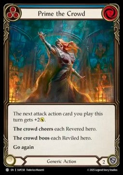 Prime the Crowd (Blue) (Regular) - Super Slam (Common) [SUP-238]