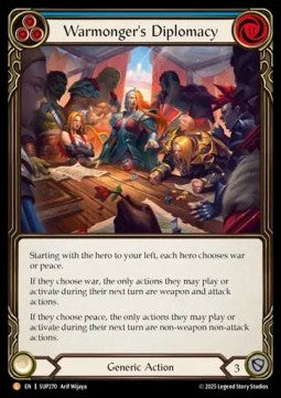 Warmonger's Diplomacy (Cold Foil) - Super Slam (Legendary) [SUP-270]