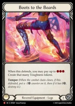 Boots to the Boards (Rainbow Foil) - Armory Deck: Pleiades (Majestic) [APS-007]