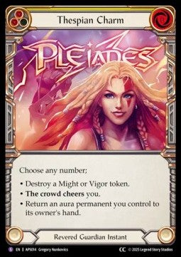 Thespian Charm (Regular) - Armory Deck: Pleiades (Super Rare) [APS-014]