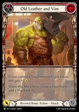 Old Leather and Vim (Extended Art Cold Foil) - LGS Promos (Promo) [LGS-418]