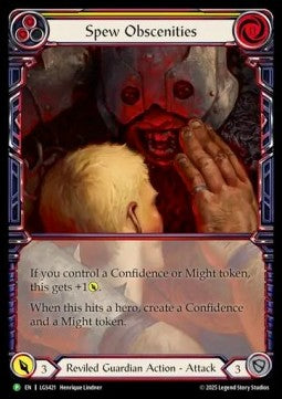 Spew Obscenities (Extended Art Cold Foil) - LGS Promos (Promo) [LGS-421]