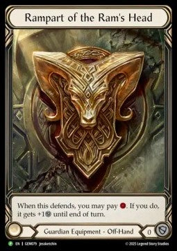 Rampart of the Ram's Head (Extended Art Rainbow Foil) - GEM Pack Promos (Promo) [GEM-079]