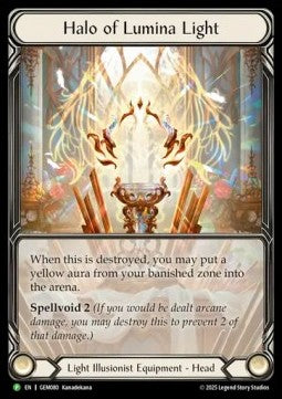 Halo of Lumina Light (Extended Art Rainbow Foil) - GEM Pack Promos (Promo) [GEM-080]