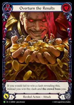 Overturn the Results (Extended Art Regular) - GEM Pack Promos (Promo) [GEM-094]