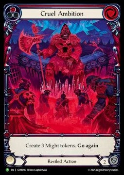 Cruel Ambition (Extended Art Regular) - GEM Pack Promos (Promo) [GEM-096]