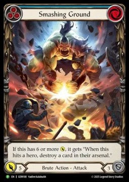 Smashing Ground (Extended Art Regular) - GEM Pack Promos (Promo) [GEM-100]