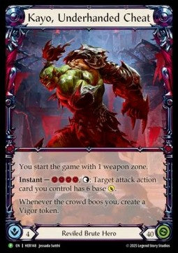 Kayo, Underhanded Cheat (Rainbow Foil) - Hero Promos (Promo) [HER-148]