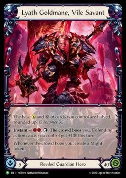 Lyath Goldmane, Vile Savant (Rainbow Foil) - Hero Promos (Promo) [HER-149]