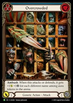 Overcrowded (Extended Art Cold Foil) - LGS Promos (Promo) [LGS-426]