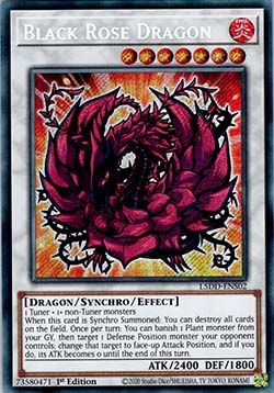 Black Rose Dragon (V.1 - Secret Rare) - Legendary 5D's Decks (Secret Rare) [L5DD-S02]