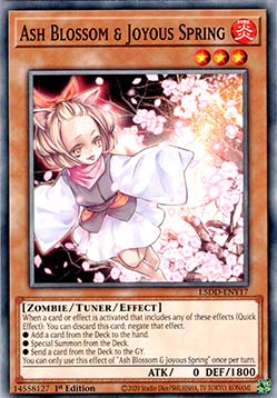 Ash Blossom & Joyous Spring (V.1 - Common) - Legendary 5D's Decks (Common) [L5DD-Y17]