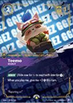 Teemo, Scout (V.2 - Showcase) - Origins: Promos (Showcase) [OGNX-197b]