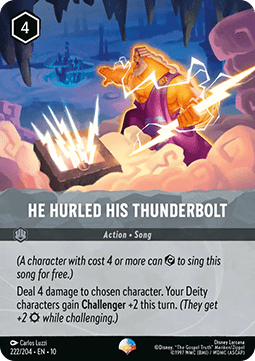 He Hurled His Thunderbolt (V.2)