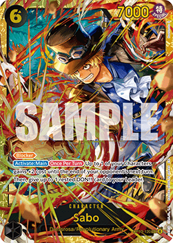 Sabo (OP13-120) (V.1) - Carrying on his Will (Secret Rare) [OP13-120]