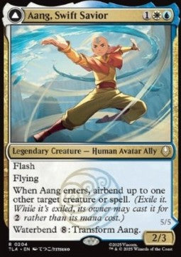 Aang, Swift Savior // Aang and La, Ocean's Fury - Avatar: The Last Airbender (Rare) [TLA-204]