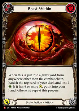 Beast Within (Regular) - Armory Deck: Rhinar (Majestic) [ARR-018]