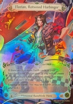 Florian, Rotwood Harbinger (Alternate Art Rainbow Foil) - Hero Promos (Promo) [HER-158]