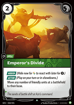 Emperor's Divide - Spiritforged (Uncommon) [SFD-043]