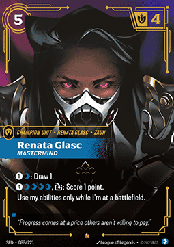 Renata Glasc, Mastermind (V.1 - Epic) - Spiritforged (Epic) [SFD-088]