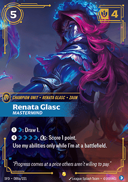 Renata Glasc, Mastermind (V.2 - Showcase) - Spiritforged (Showcase) [SFD-088a]