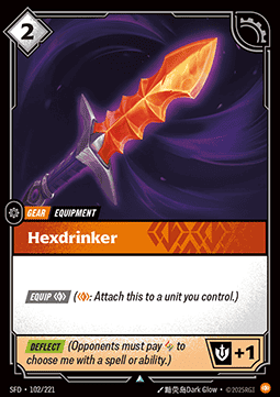 Hexdrinker - Spiritforged (Uncommon) [SFD-102]
