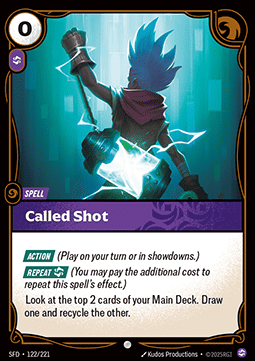 Called Shot - Spiritforged (Common) [SFD-122]