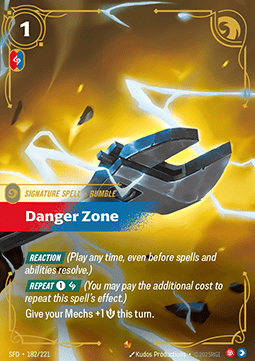 Danger Zone - Spiritforged (Epic) [SFD-182]
