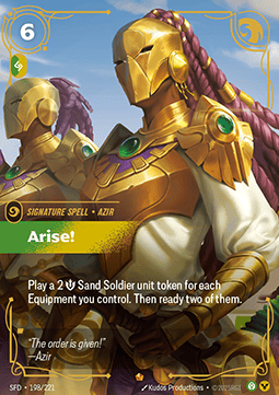 Arise! - Spiritforged (Epic) [SFD-198]