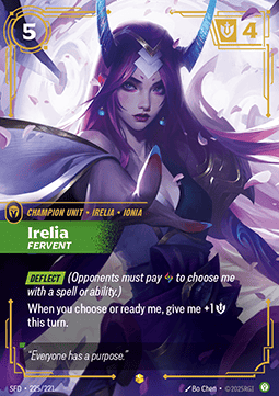 Irelia, Fervent (V.3 - Showcase) - Spiritforged (Showcase) [SFD-225]
