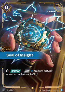 Seal of Insight - Spiritforged (Showcase) [SFD-229]