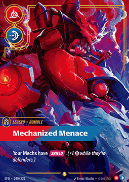 Rumble, Mechanized Menace (V.2 - Showcase) - Spiritforged (Showcase) [SFD-240]