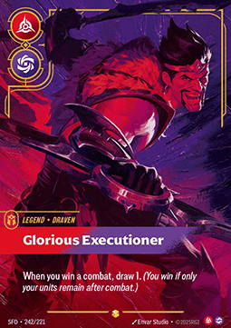 Draven, Glorious Executioner (V.2 - Showcase) - Spiritforged (Showcase) [SFD-242]
