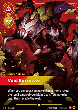 Rek'Sai, Void Burrower (V.2 - Showcase) - Spiritforged (Showcase) [SFD-243]