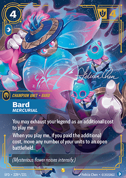 Bard, Mercurial (V.3 - Signed Showcase) - Spiritforged (Signed Showcase) [SFD-228*]