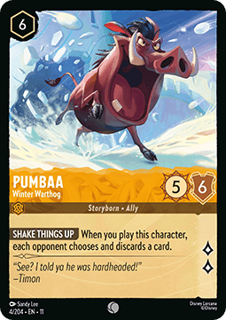 Pumbaa - Winter Warthog - Winterspell (Common) [11WSP-4]