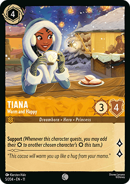 Tiana - Warm and Happy (V.1) - Winterspell (Common) [11WSP-5]